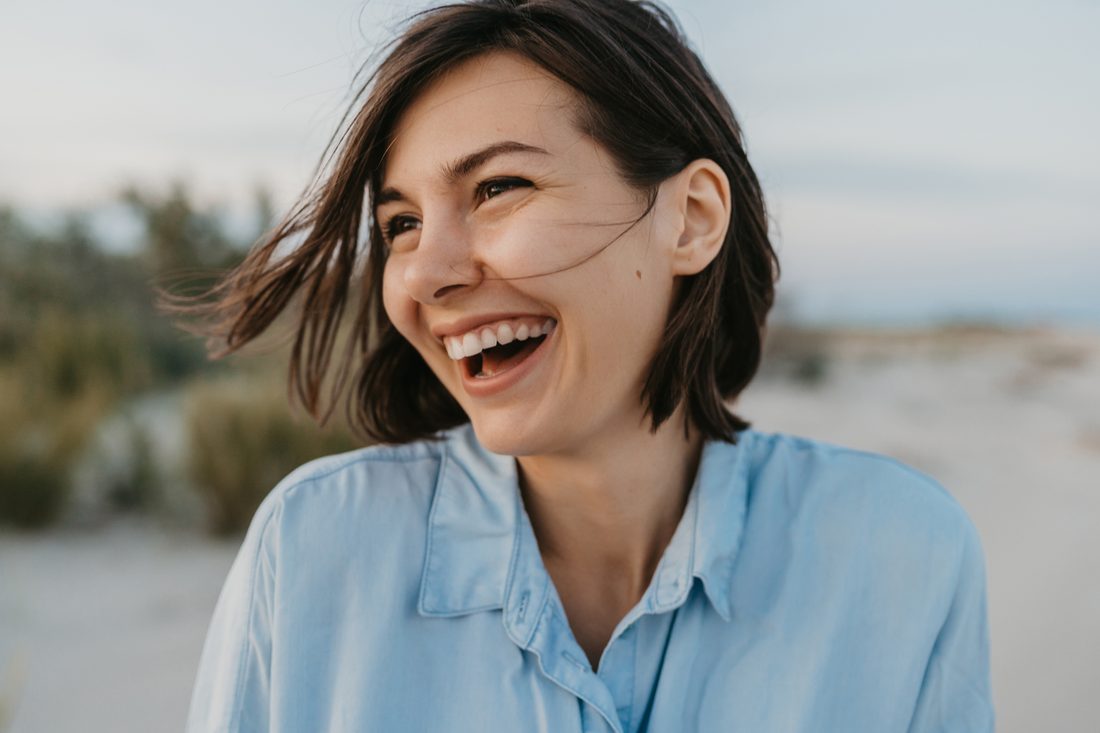 Happy Blooming Smile Dental patient